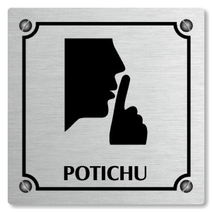 Potichu, 118x118mm, stříbrná, Kansas